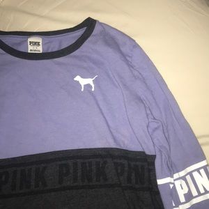 VS pink dog logo long sleeve